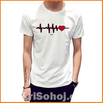 Stylish Half Sleeve Jersey Fabrics T-Shirt For Men  Fabric